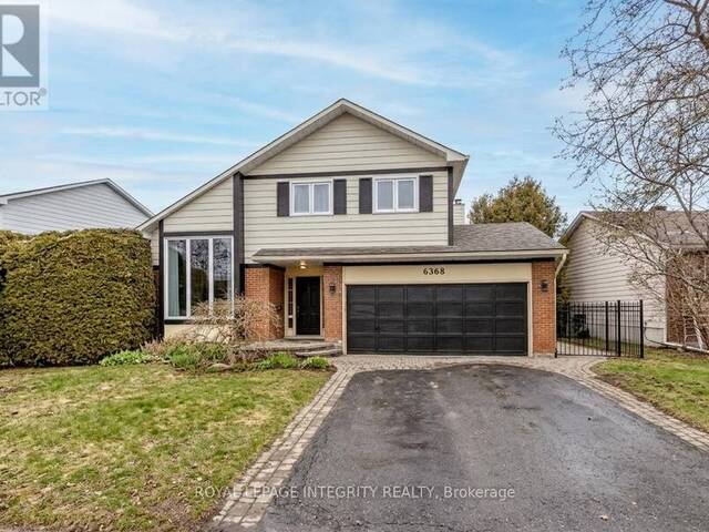 6368 VISENEAU DRIVE Ottawa Ontario, K1C 2J2 - 4 Bedrooms Home For Sale