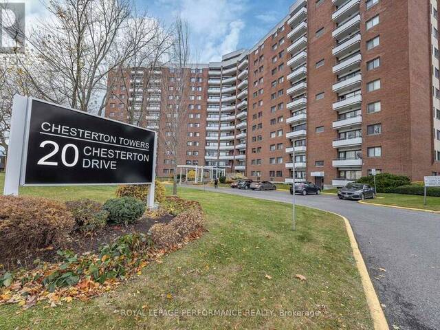 920 - 20 CHESTERTON DRIVE Ottawa Ontario, K2E 6Z7 - 2 Bedrooms Condo For Sale
