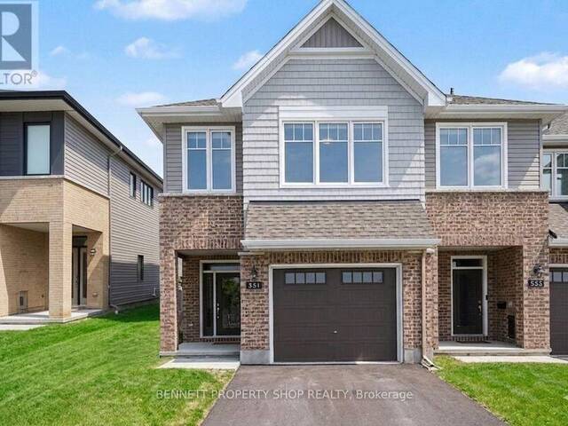 551 CARDAMOM TERRACE Ottawa Ontario, K2S 2X7 - 3 Bedrooms Home For Sale