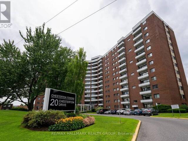 906 - 20 CHESTERTON DRIVE Ottawa Ontario, K2E 6Z7 - 2 Bedrooms Condo For Sale