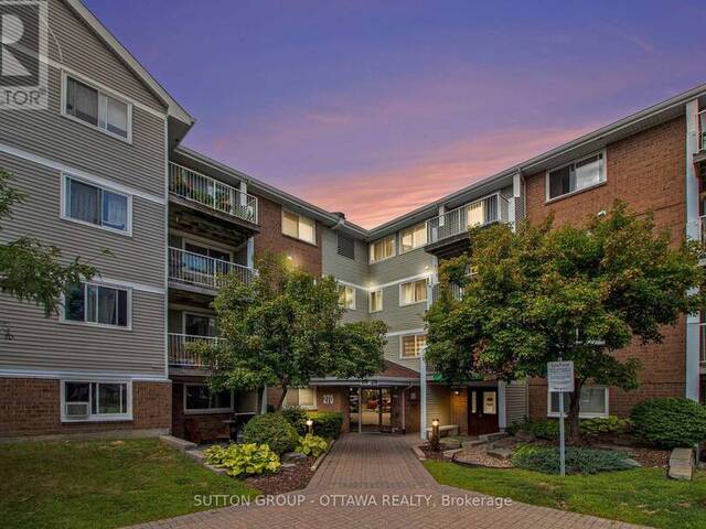 314 - 270 BRITTANY DRIVE Ottawa Ontario, K1K 4M3 - 1 Bedroom Waterfront Condo For Sale