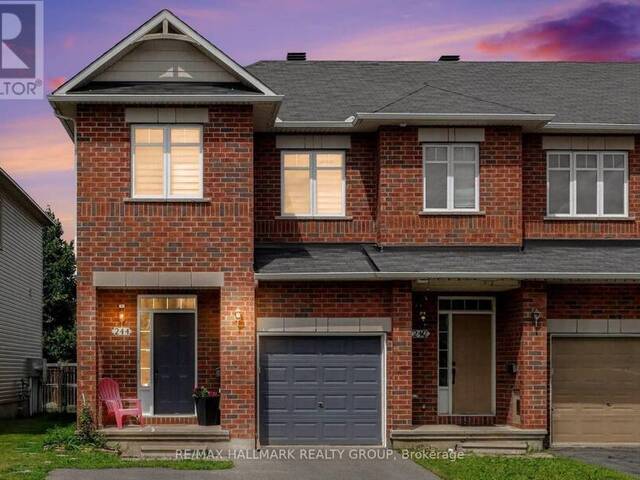 244 CALAVERAS AVENUE Ottawa Ontario, K2J 5K6 - 3 Bedrooms Home For Sale