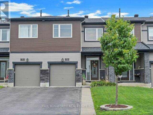 73 DAMSELFISH WALK Ottawa Ontario, K4A 2N3 - 3 Bedrooms Home For Sale
