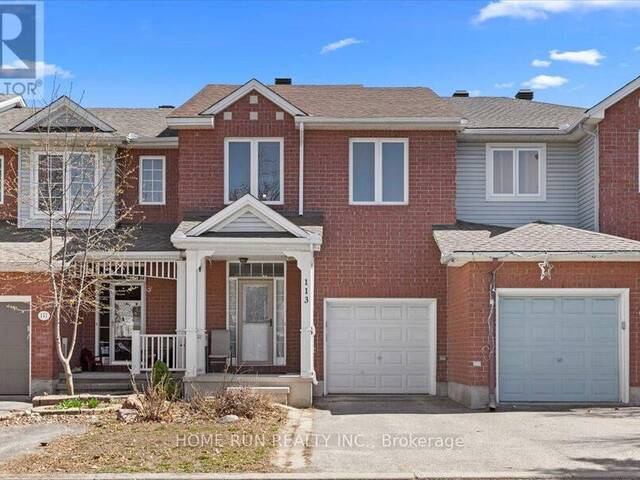 113 GRAY CRESCENT Ottawa Ontario, K2K 3J7 - 3 Bedrooms Home For Sale