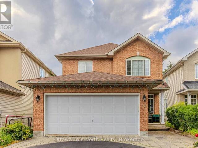 43 EVANSHEN CRESCENT Ottawa Ontario, K2K 2Z7 - 4 Bedrooms Home For Sale