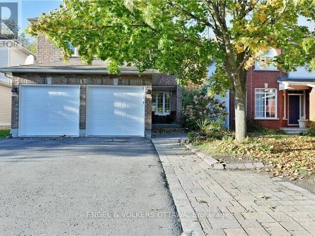 13 PICASSO DRIVE Ottawa Ontario, K1G 5S9 - 3 Bedrooms Home For Sale