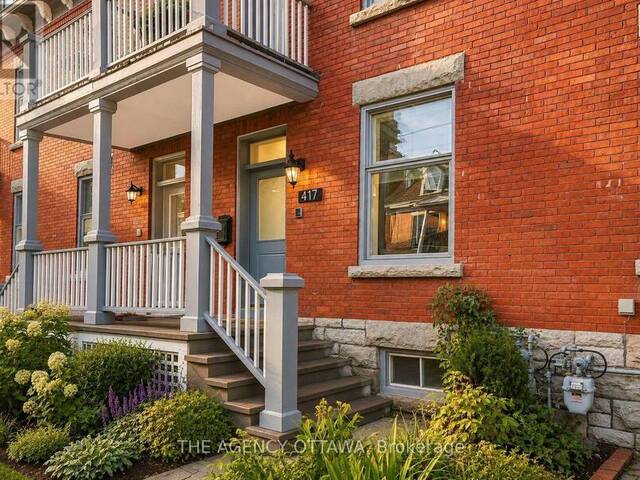 417 DALY AVENUE Ottawa Ontario, K1N 6H1 - 4 Bedrooms Home For Sale