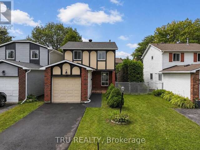 14 WOLFGANG DRIVE Ottawa Ontario, K2J 1T1 - 4 Bedrooms Home For Sale