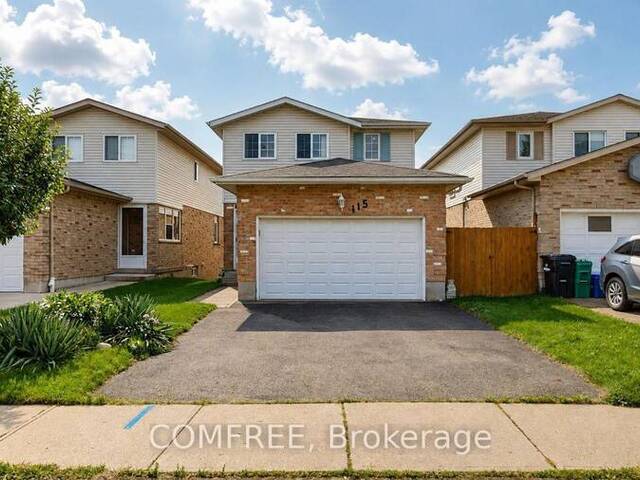 115 RESURRECTION DRIVE Kitchener Ontario, N2N 3H3 - 3 Bedrooms Home For Sale