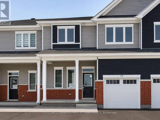 72 FOCALITY CRESCENT Ottawa Ontario, K2J 6W8 - 3 Bedrooms Home For Sale
