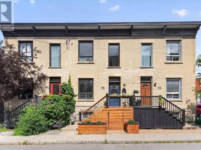 75 ECCLES STREET Ottawa Ontario, K1R 6S5 - 3 Bedrooms Home For Sale