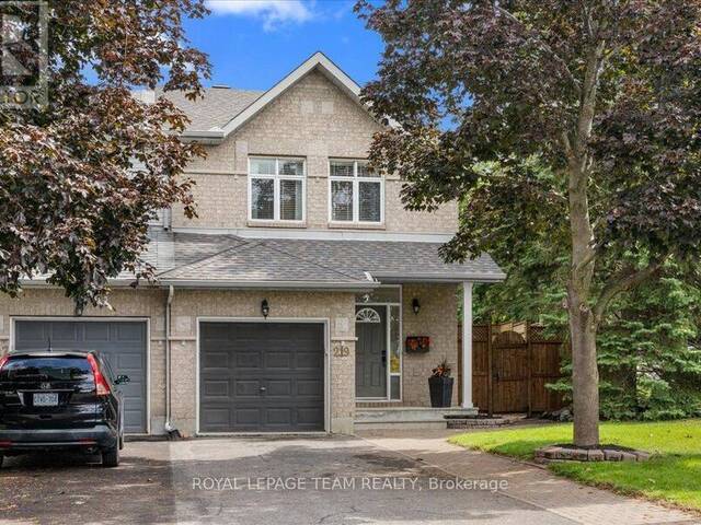 219 TATTERSALL WAY Ottawa Ontario, K1V 1K6 - 3 Bedrooms Home For Sale
