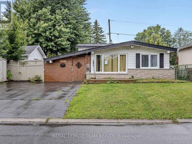 1408 MAJOR ROAD Ottawa Ontario, K1E 1H4 - 3 Bedrooms Home For Sale