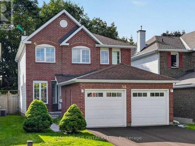 56 BANNOCK CRESCENT Ottawa Ontario, K2K 2P9 - 4 Bedrooms Home For Sale