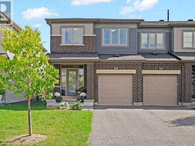 249 KIMPTON DRIVE Ottawa Ontario, K2S 2H9 - 3 Bedrooms Home For Sale