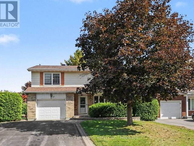 21 ALDER CRESCENT Ottawa Ontario, K1B 4X5 - 4 Bedrooms Home For Sale