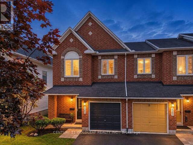 2260 BROCKSTONE CRESCENT Ottawa Ontario, K4A 4V3 - 3 Bedrooms Home For Sale