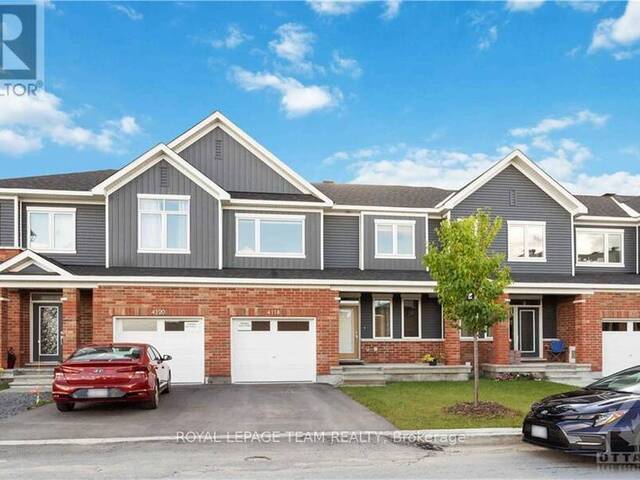 4118 OBSIDIAN STREET Ottawa Ontario, K2J 6X9 - 3 Bedrooms Home For Sale