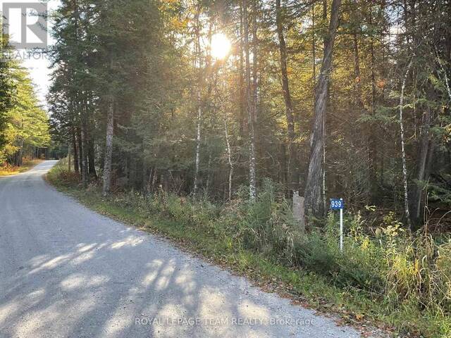 939 DARLING ROAD Lanark Highlands Ontario, K0A 1P0 - Vacant Land For Sale
