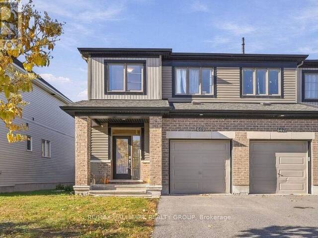 669 JEROME JODOIN DRIVE Ottawa Ontario, K4A 1G9 - 3 Bedrooms Home For Sale