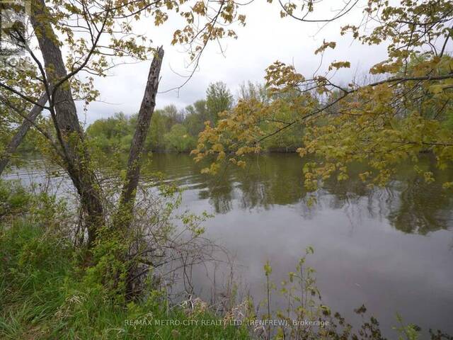 00 RIVER ROAD Renfrew Ontario, K7V 3Z8 - Waterfront Land For Sale