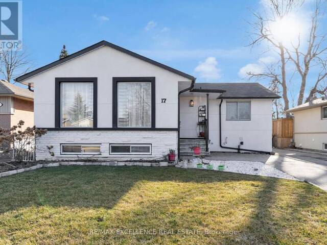 17 CONISTON AVENUE Brampton Ontario, L6X 2H3