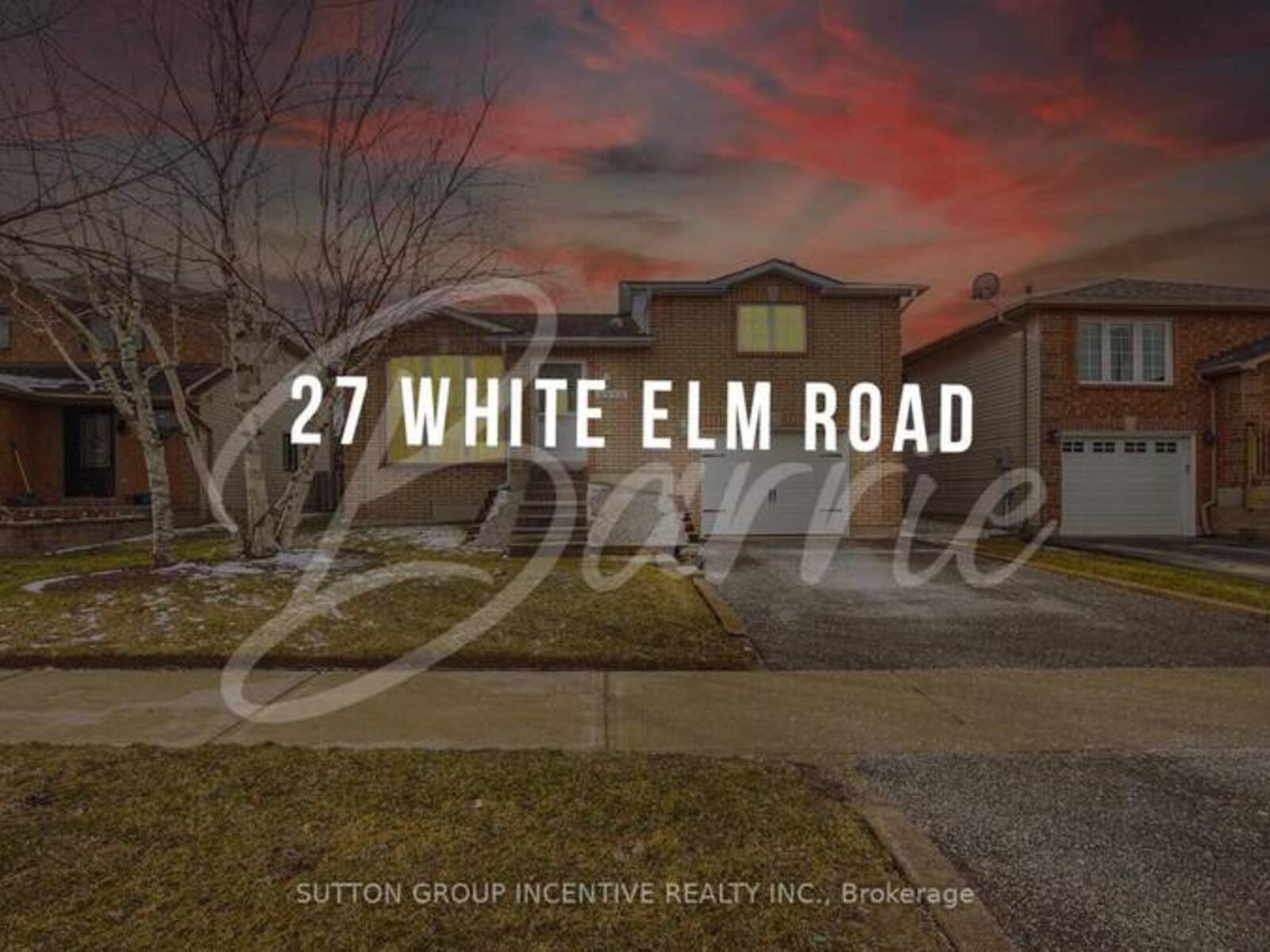 27 WHITE ELM RD, Barrie, Ontario L4N 8S9