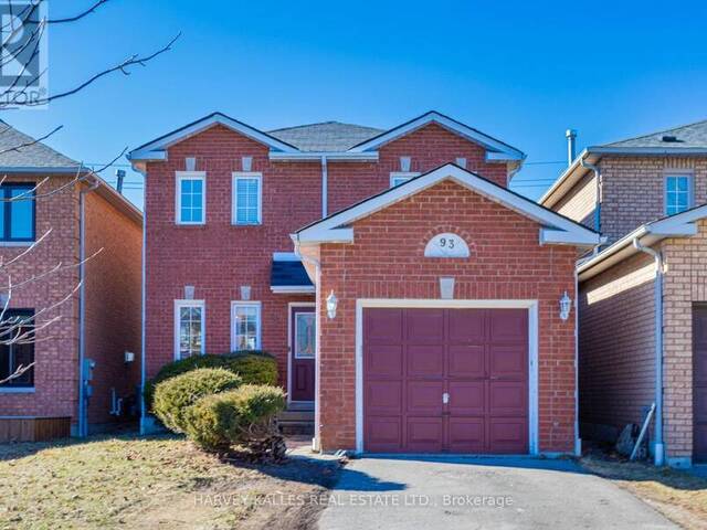 93 OLD COLONY DR Whitby Ontario, L1R 2G9