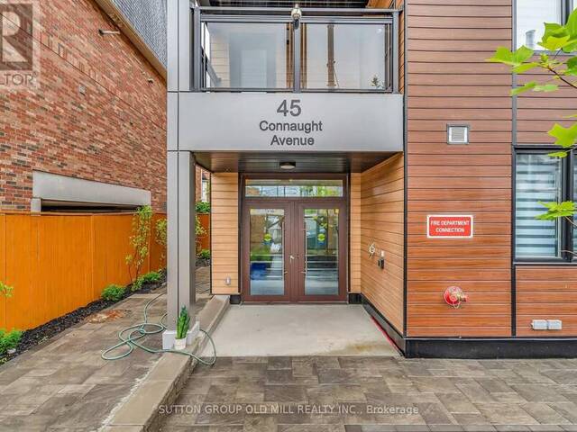 405 - 45 CONNAUGHT AVENUE Toronto Ontario, M4L 2V8