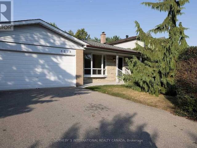 3315 NADINE CRESCENT Mississauga Ontario, L5A 3L4