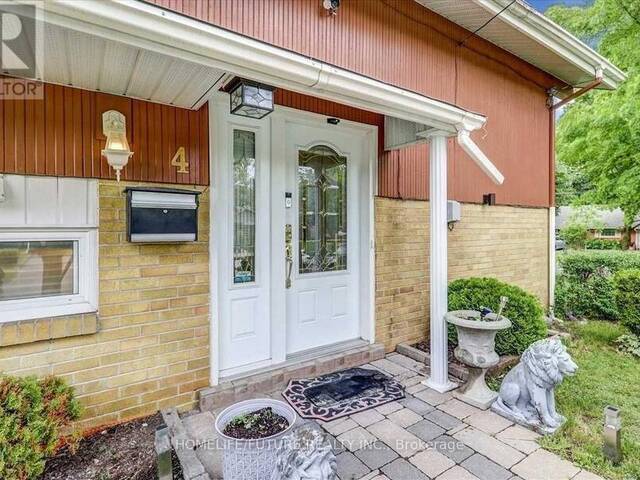 4 NIGHTINGALE PLACE Toronto Ontario, M1G 2E7