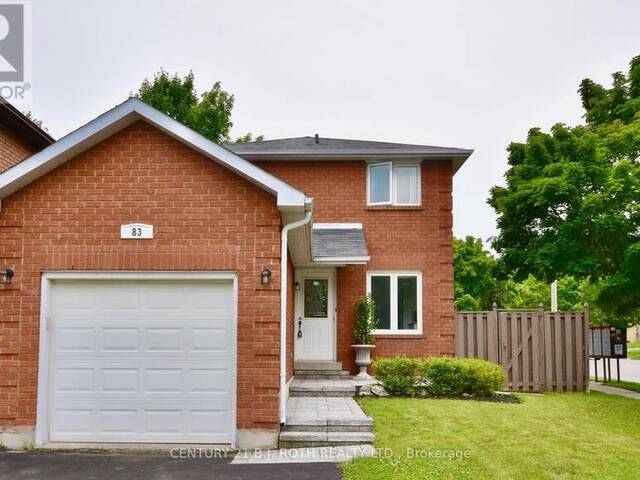 83 GEDDES CRESCENT Barrie Ontario, L4N 7B1