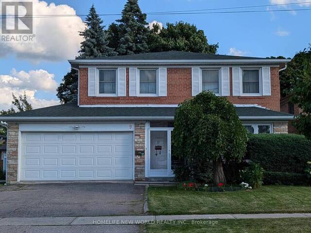 9 CROSSEN DRIVE Toronto Ontario, M2M 1N7