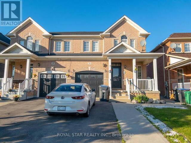 13 FAWSON COVE WAY Brampton Ontario, L6R 0G7