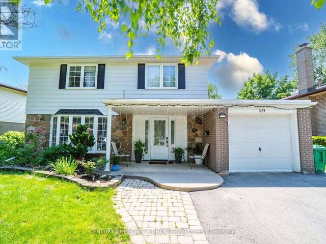 59 ROBERTS CRESCENT Brampton Ontario, L6W 1G9