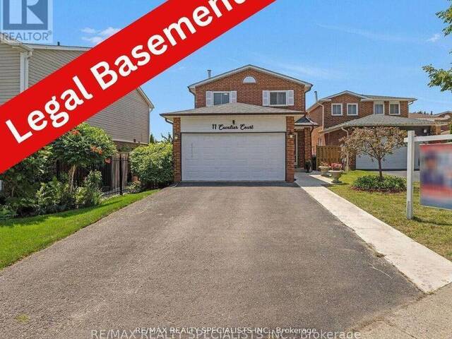 11 CAVALIER COURT Brampton Ontario, L6V 3K5