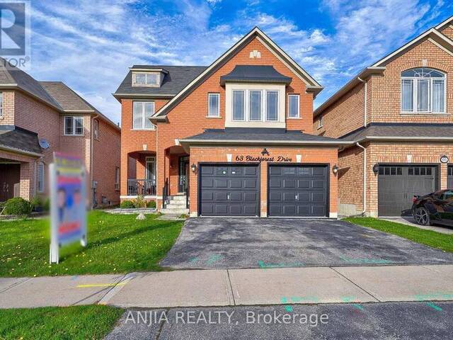 63 BLACKFOREST DRIVE Richmond Hill Ontario, L4E 4R5