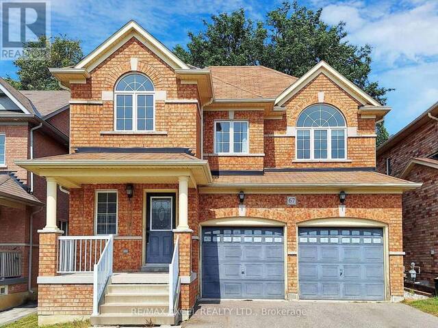 67 DUFFIN DRIVE Whitchurch-Stouffville Ontario, L4A 0R6