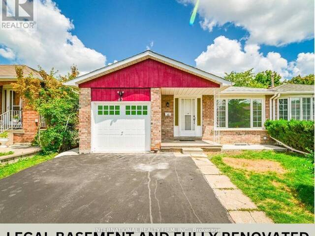 43 MALLARD CRESCENT Brampton Ontario, L6S 2T7