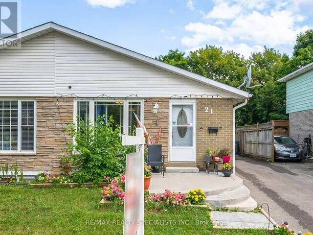 21 CRAWFORD DRIVE Brampton Ontario, L6V 2C6