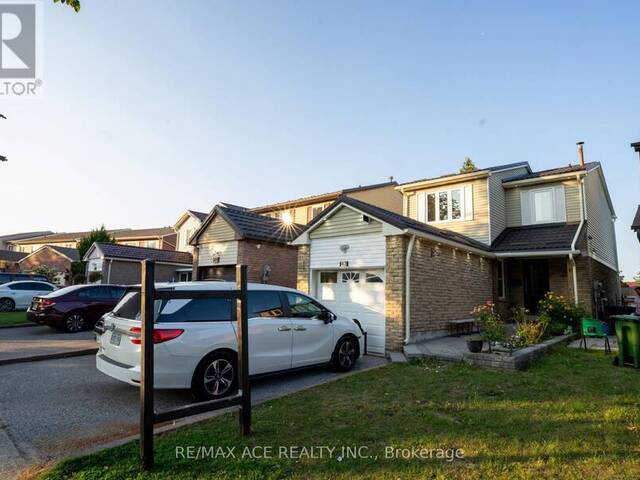 47 JOHN STONER DRIVE Toronto Ontario, M1B 3A2