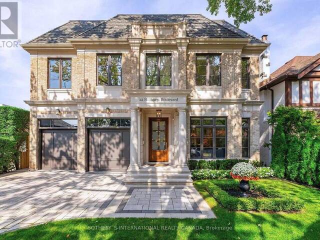 22 HILLHURST BOULEVARD Toronto Ontario, M4R 1K4