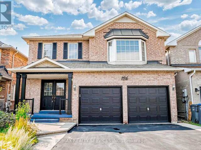 126 LUELLA CRESCENT Brampton Ontario, L7A 3H5