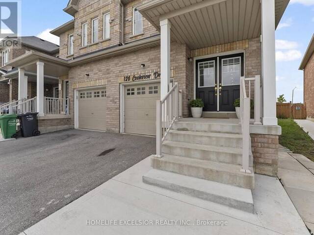 126 COOKVIEW DRIVE Brampton Ontario, L6R 3V1