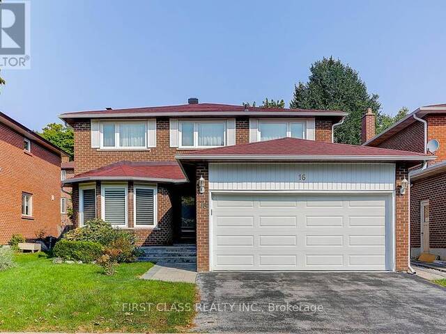 16 LINDEMANN STREET Markham Ontario, L3T 5M8