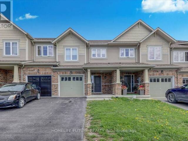 2341 STEEPLECHASE STREET Oshawa Ontario, L1L 0C8