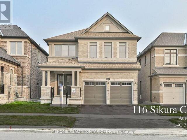 116 SIKURA CIRCLE Aurora Ontario, L4G 3Y9