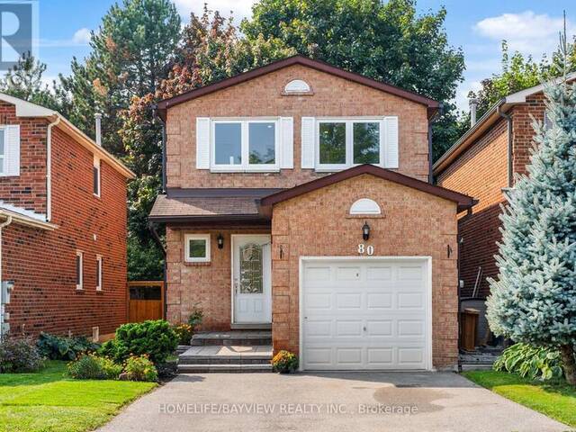 80 JAIMIE ROAD Vaughan Ontario, L4J 6A7