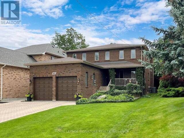 81 GARDEN AVENUE Richmond Hill Ontario, L4C 6L6