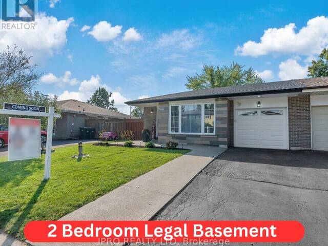 58 DONCASTER DRIVE Brampton Ontario, L6T 1T1